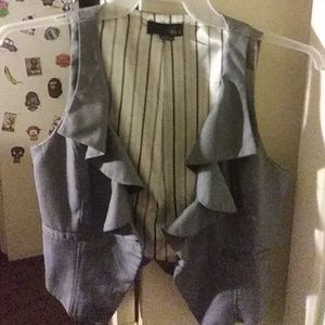 Gray vest
